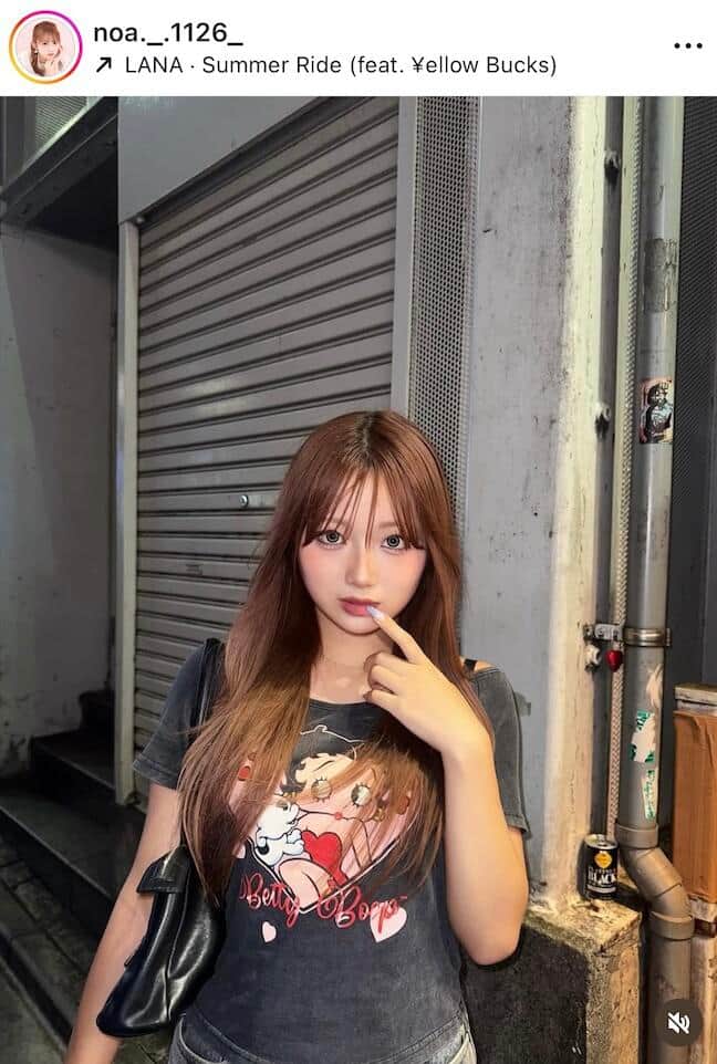 希空さんのインスタグラム（＠noa._.1126_）より