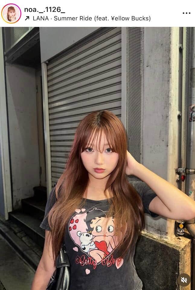 希空さんのインスタグラム（＠noa._.1126_）より
