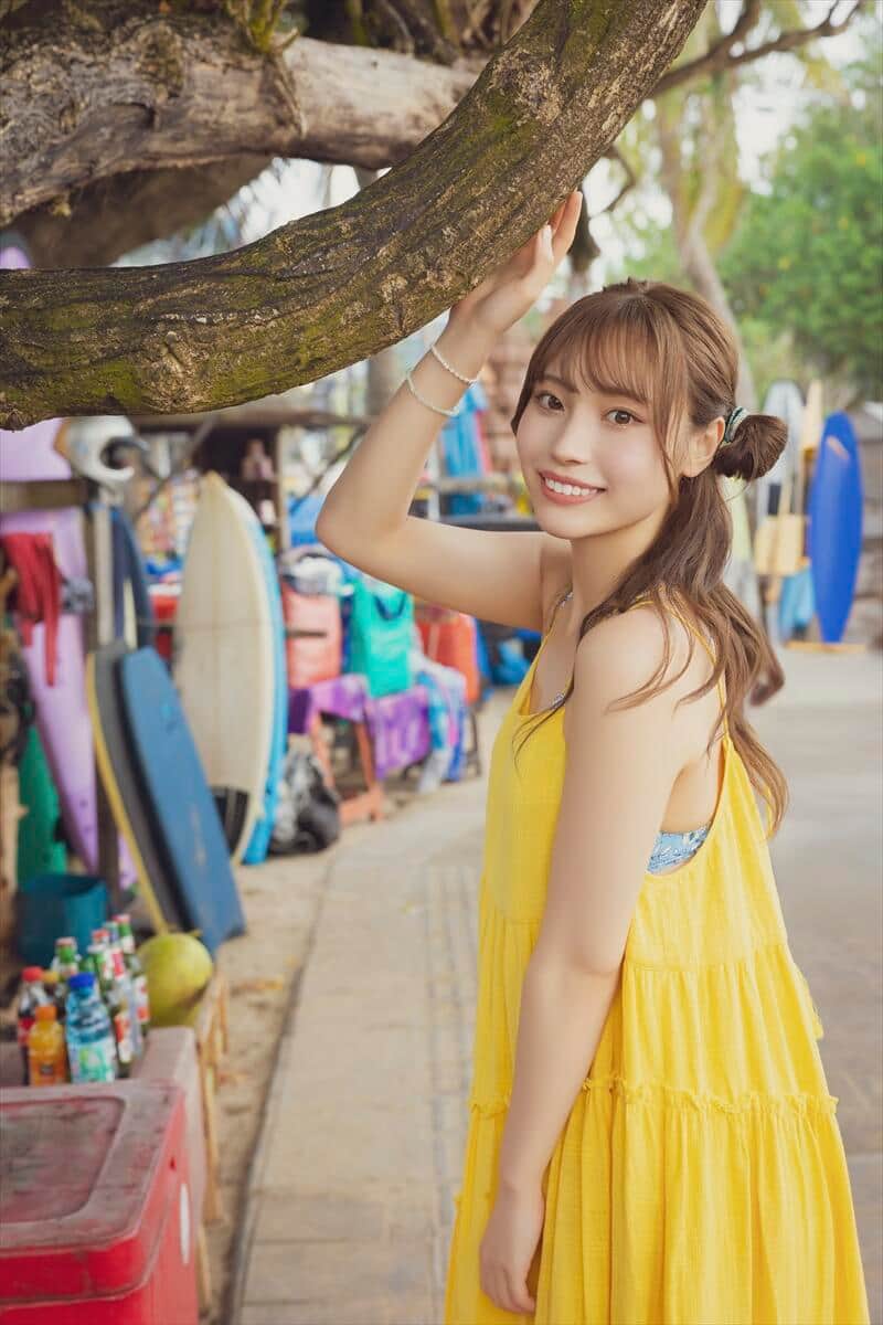 撮影はインドネシア・バリ島で行われた。川越さんにとって初海外だ (C)KADOKAWA PHOTO/田中智久