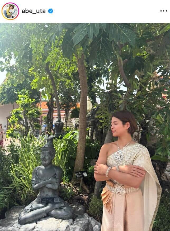 阿部詩選手のインスタグラム（＠abe_uta）より