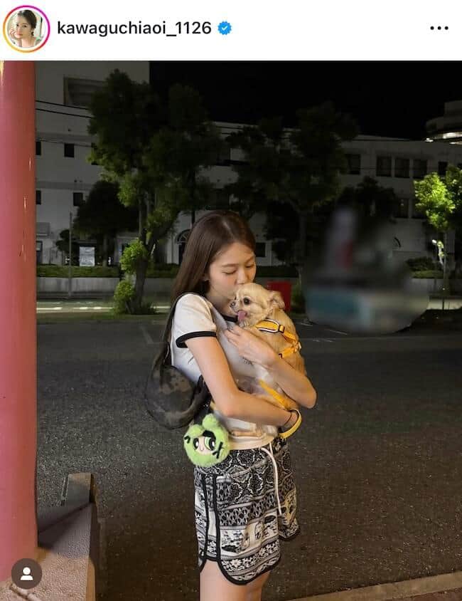 川口葵さんのインスタグラム（＠kawaguchiaoi_1126）より