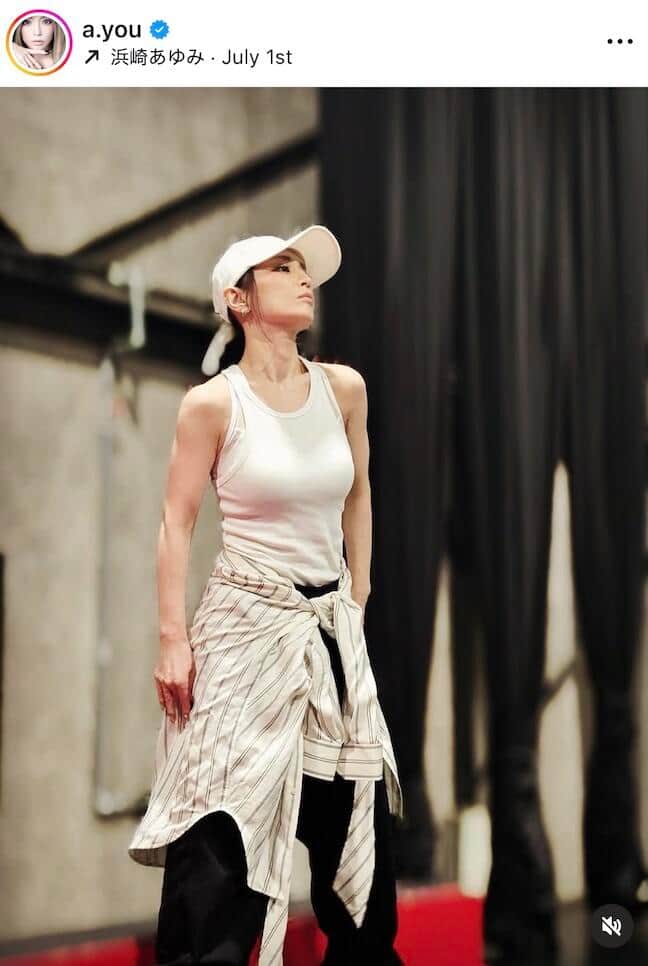 浜崎あゆみさんのインスタグラム（＠a.you）より