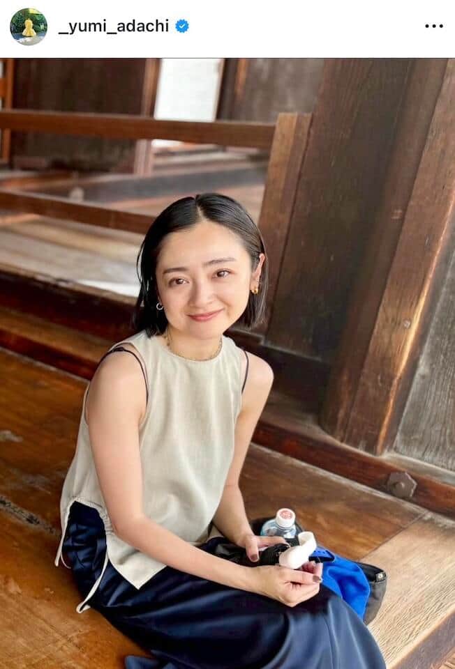 安達祐実さんのインスタグラム（＠_yumi_adachi）より