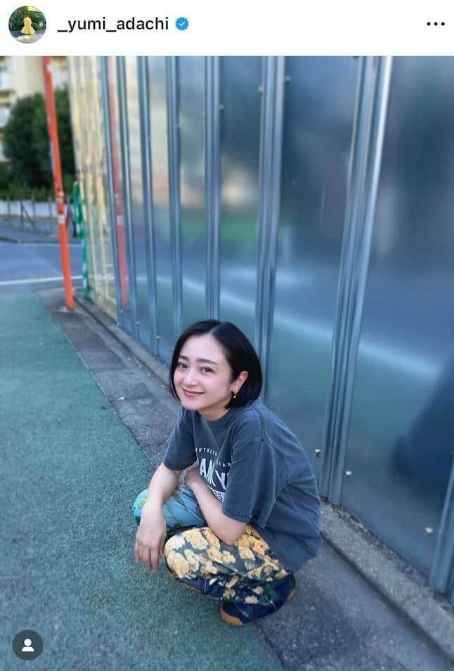 安達祐実さんのインスタグラム（＠_yumi_adachi）より