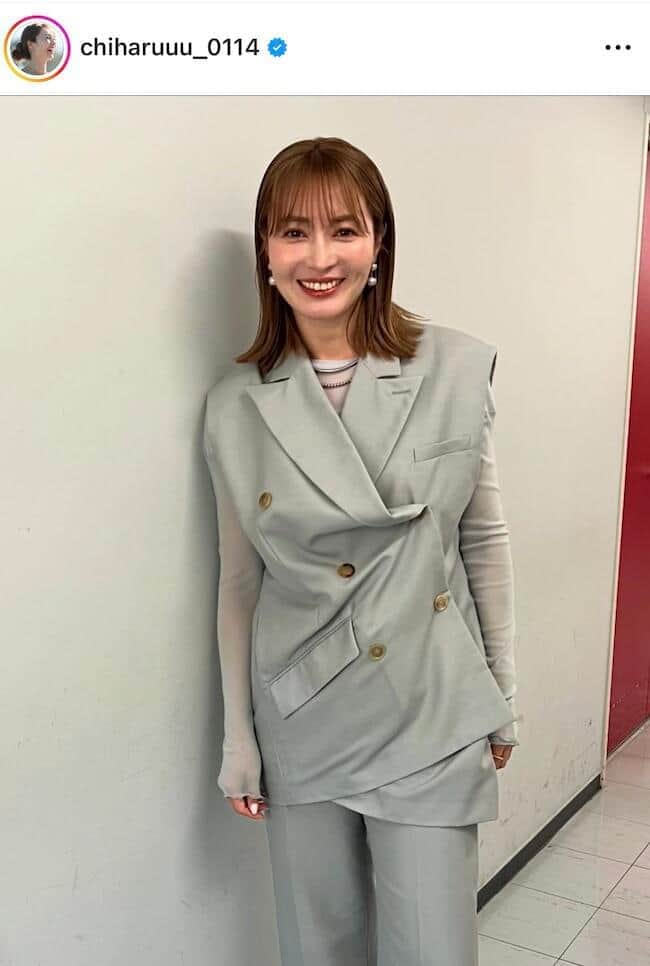 新山千春さんのインスタグラム（＠chiharuuu_0114）より