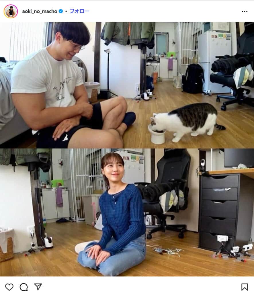 青木マッチョさんのインスタグラム（＠aoki_no_macho）より