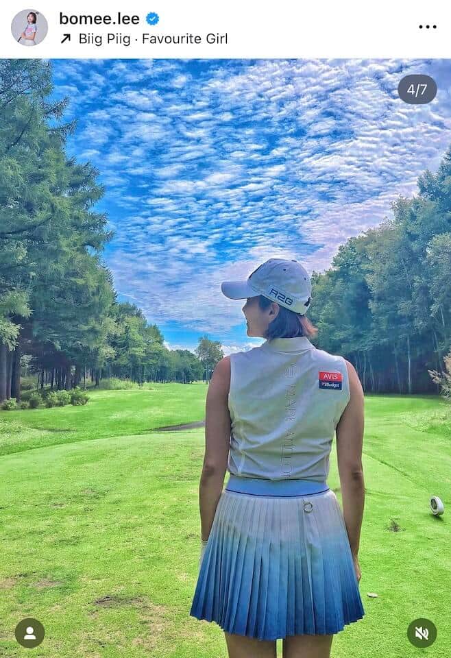 イ・ボミさんのインスタグラム（＠bomee.lee）より