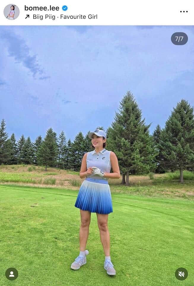 イ・ボミさんのインスタグラム（＠bomee.lee）より