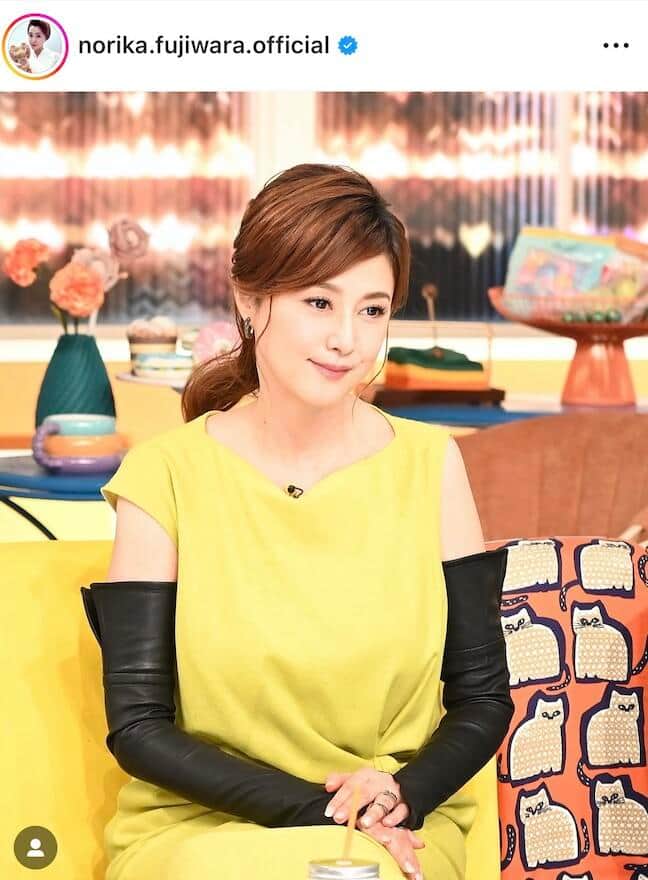 藤原紀香さんのインスタグラム（＠norika.fujiwara.official）より