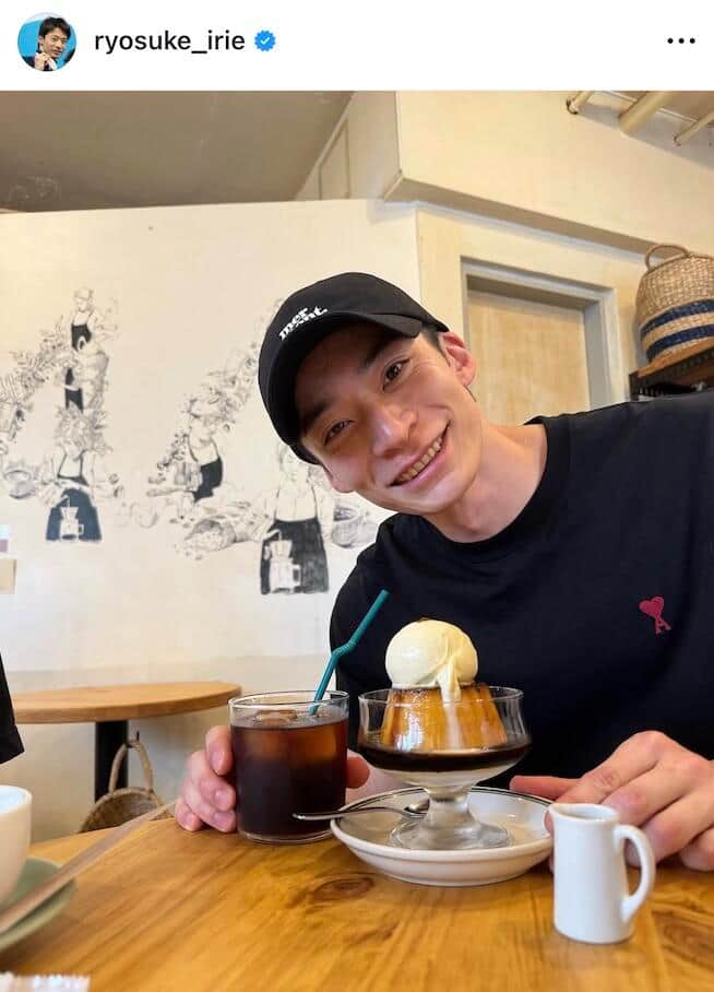 入江陵介さんのインスタグラム（＠ryosuke_irie）より