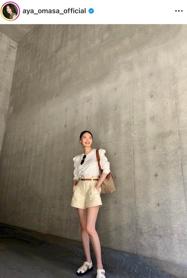大政絢さんのインスタグラム（＠aya_omasa_official）より