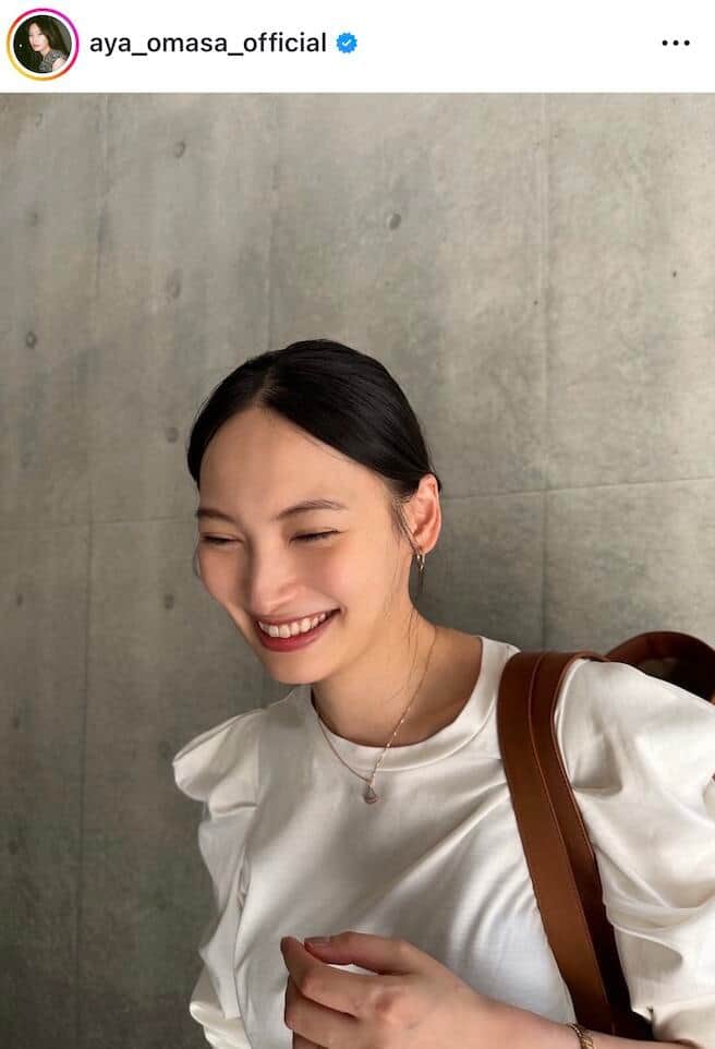 大政絢さんのインスタグラム（＠aya_omasa_official）より