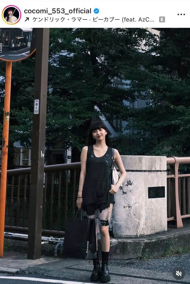 Cocomiさんのインスタグラム（＠cocomi_553_official）より