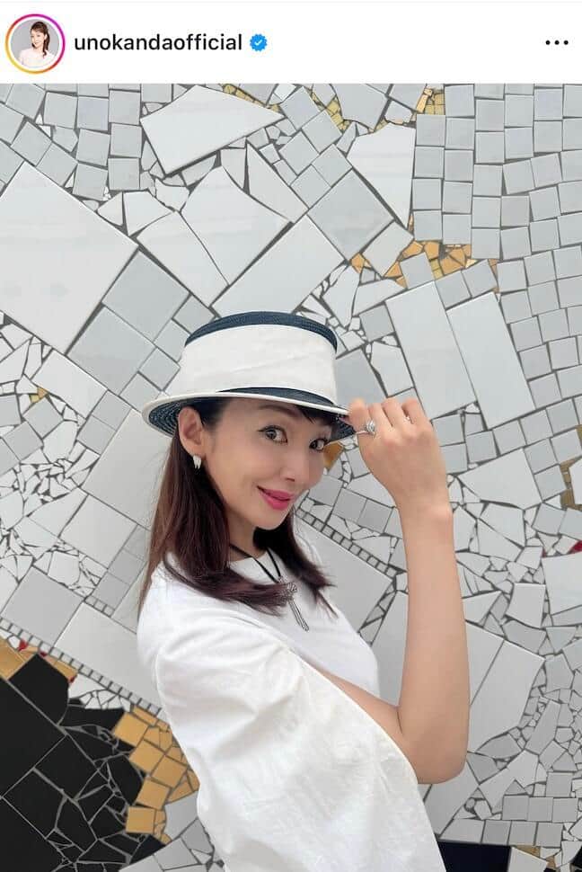 神田うのさんのインスタグラム（＠unokandaofficial）より