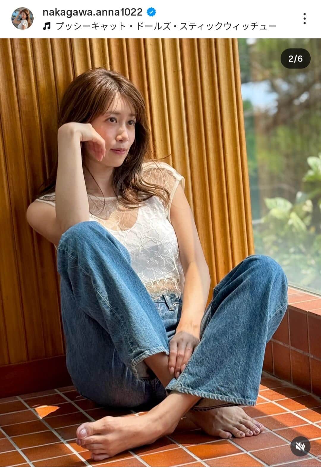 中川安奈さんのインスタグラム（＠nakagawa.anna1022）より