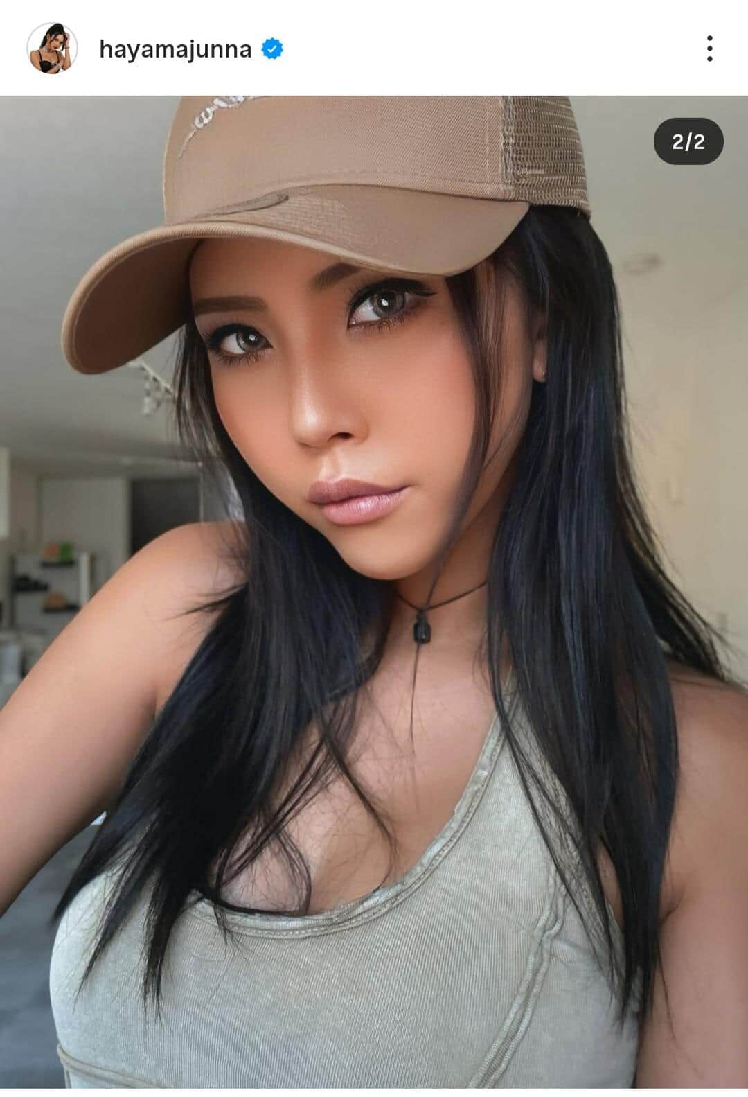 葉山潤奈さんのインスタグラム（＠hayamajunna）より