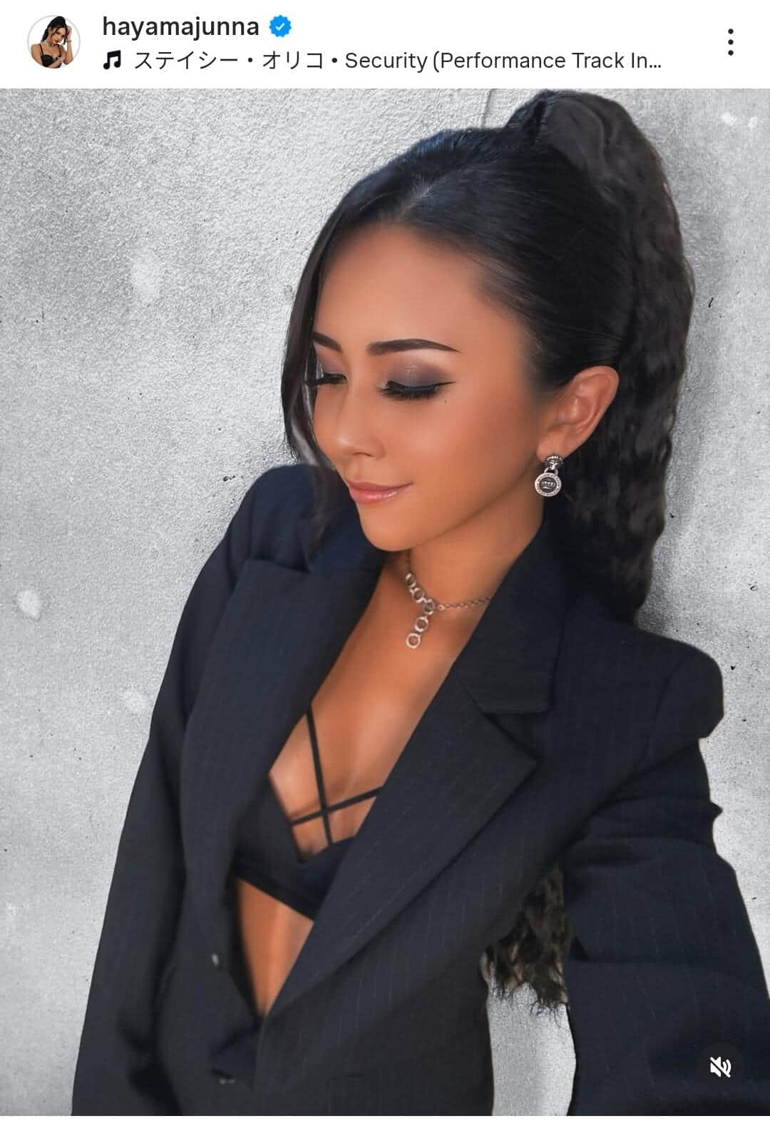 葉山潤奈さんのインスタグラム（＠hayamajunna）より