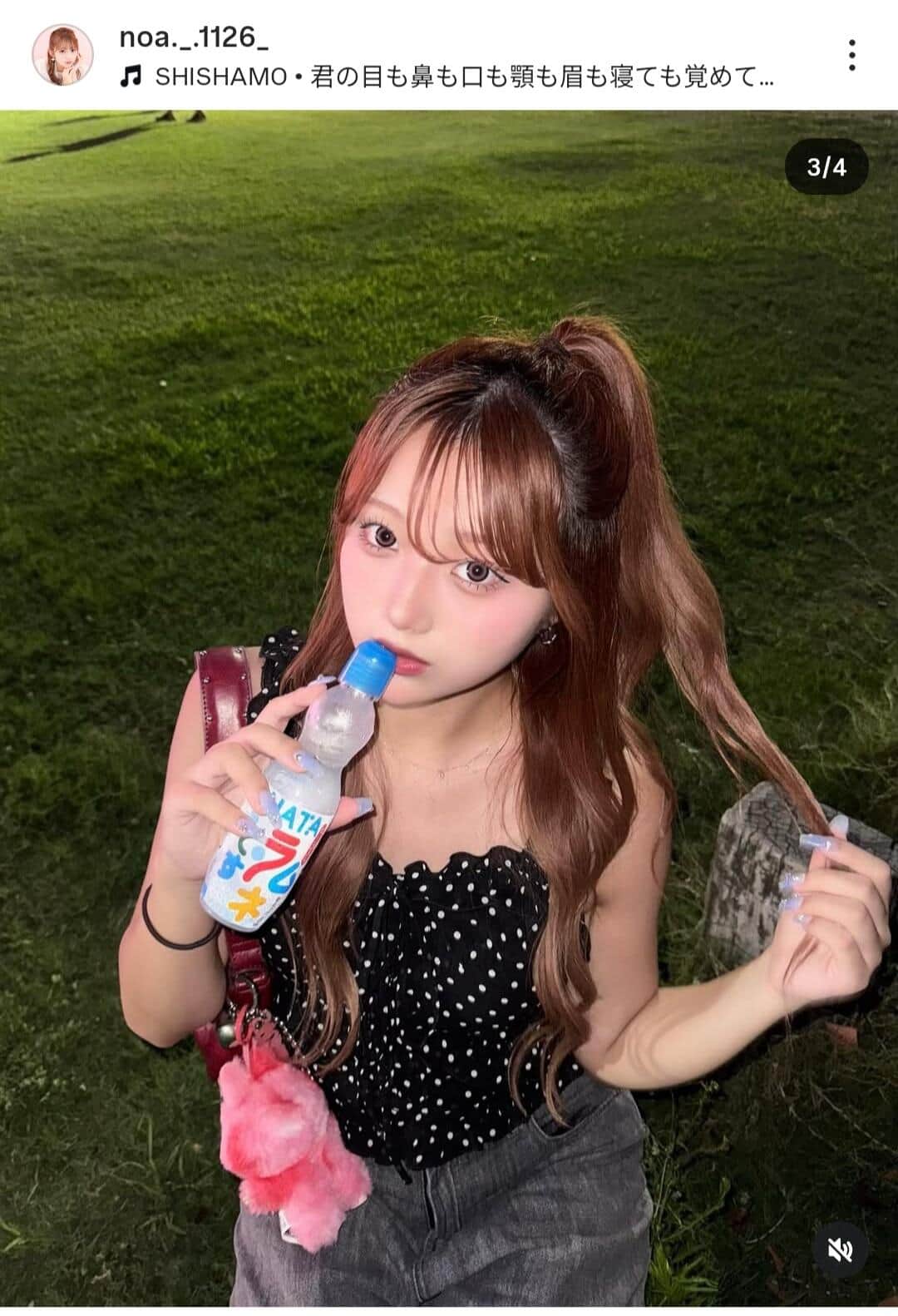 希空さんのインスタグラム（＠noa._.1126_）より