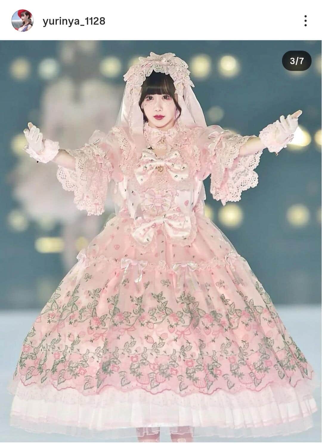 ゆりにゃさんのインスタグラム（＠yurinya_1128）より