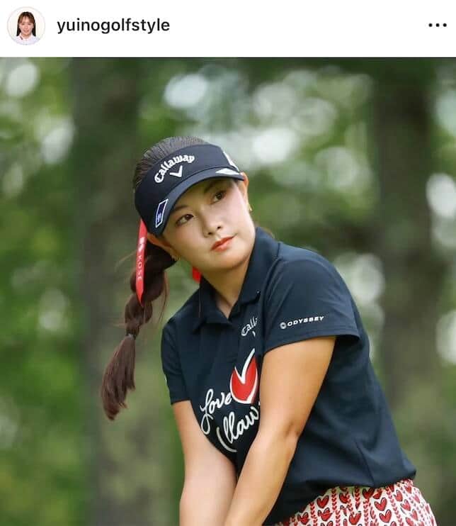 女子ゴルフの河本結、ゴルフウェア姿とは雰囲気違って...肩出し黒ワンピ姿がドキっ「素敵過ぎる」
