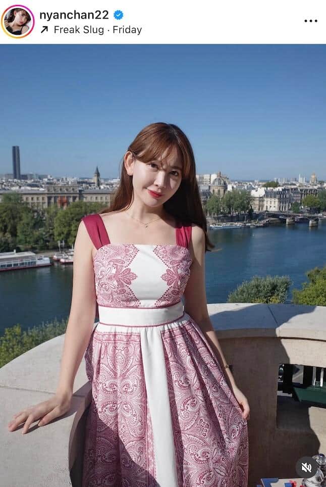 小嶋陽菜さんのインスタグラム（＠nyanchan22）より