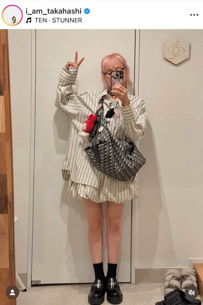 高橋愛さんのインスタグラム（＠i_am_takahashi）より