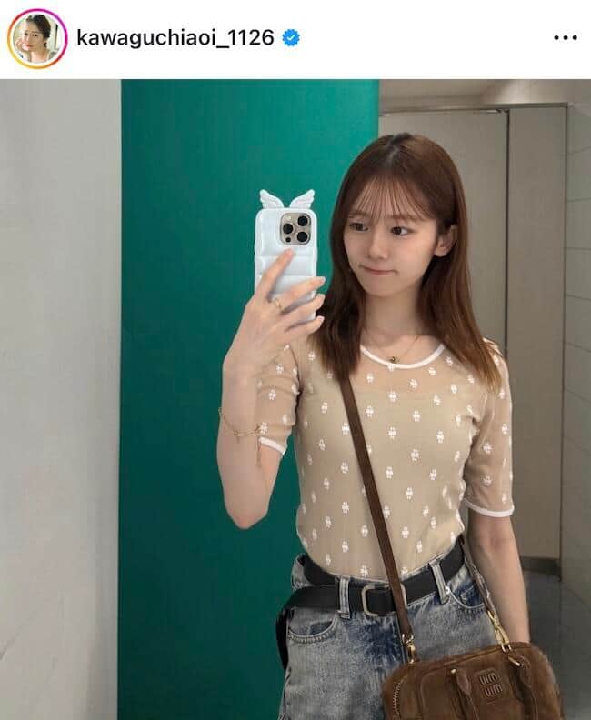 川口葵さんのインスタグラム（＠kawaguchiaoi_1126）より