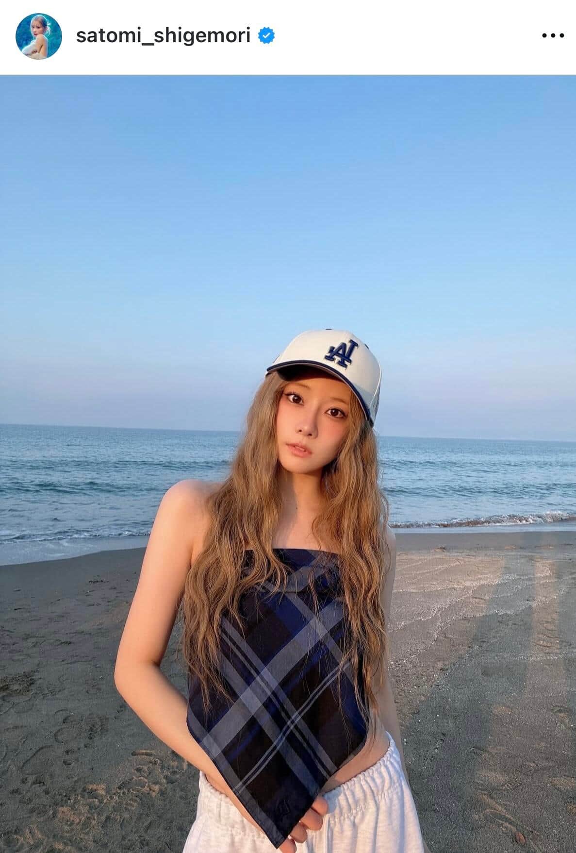 重盛さと美さんのインスタグラム（＠satomi_shigemori）より