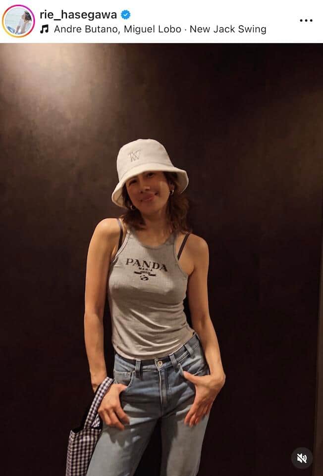 長谷川理恵さんのインスタグラム（＠rie_hasegawa）より