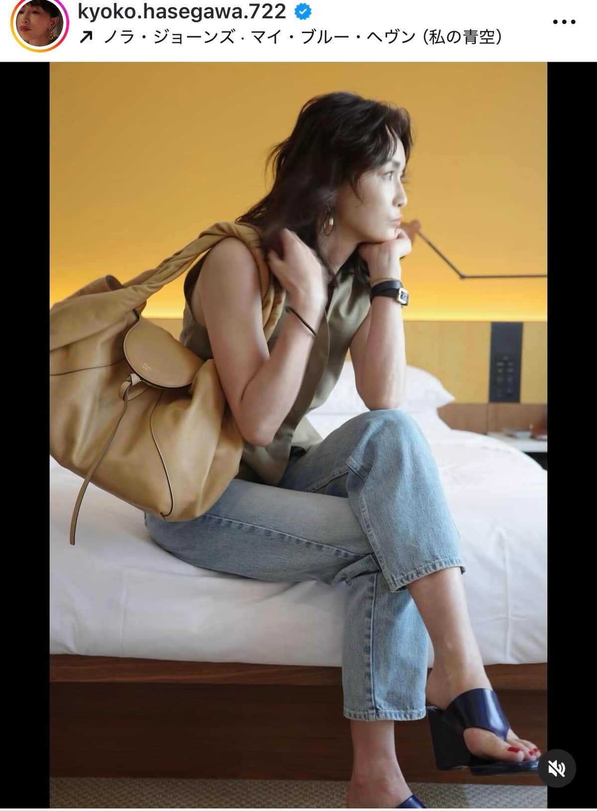 長谷川京子さんのインスタグラム（＠kyoko.hasegawa.722）より