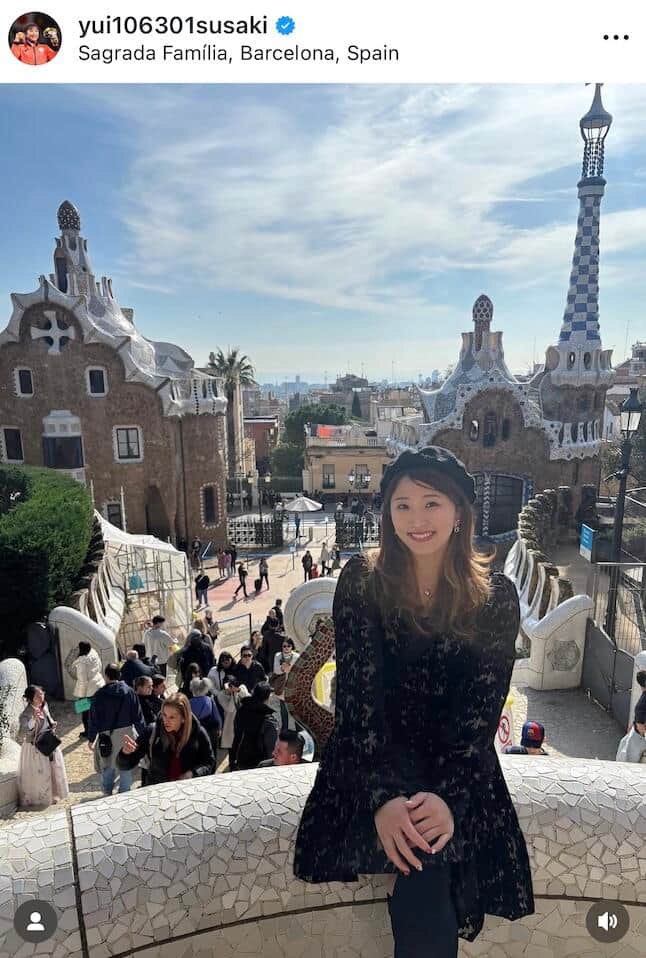 須崎優衣さんのインスタグラム（＠yui106301susaki）より