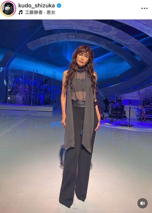 工藤静香さんのインスタグラム（＠kudo_shizuka）より
