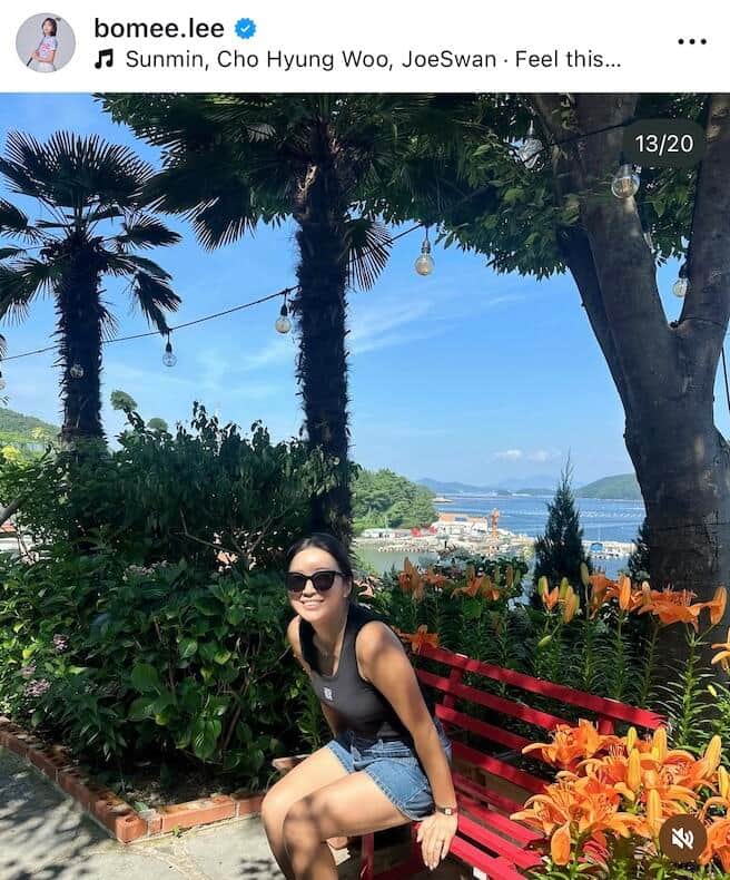 イ・ボミさんのインスタグラム（＠bomee.lee）より