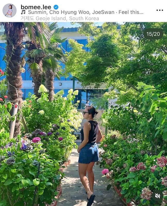 イ・ボミさんのインスタグラム（＠bomee.lee）より