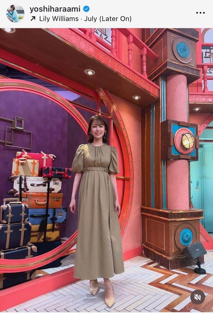 良原安美さんのインスタグラム（＠yoshiharaami）より