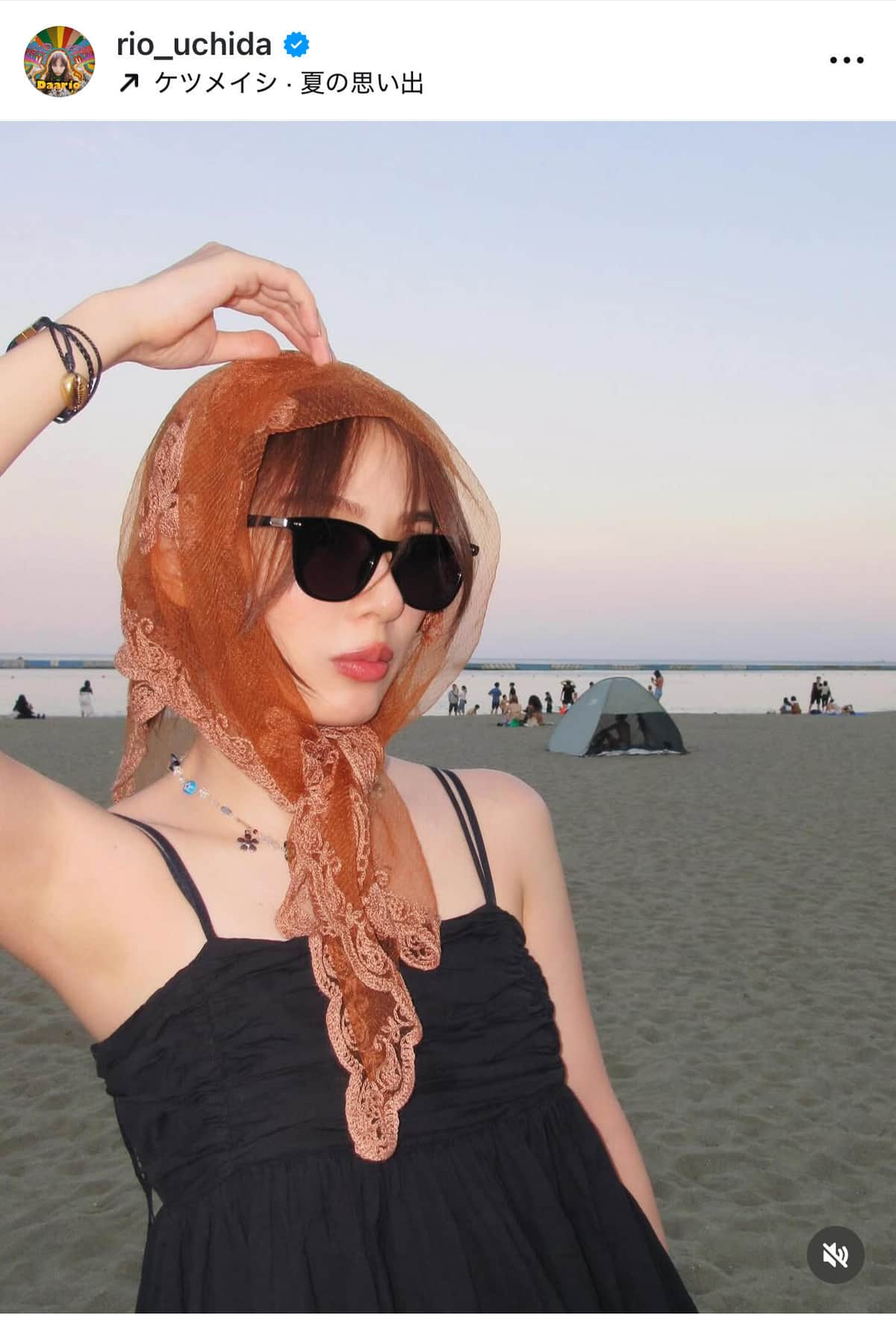 内田理央さんのインスタグラム（＠rio_uchida）より
