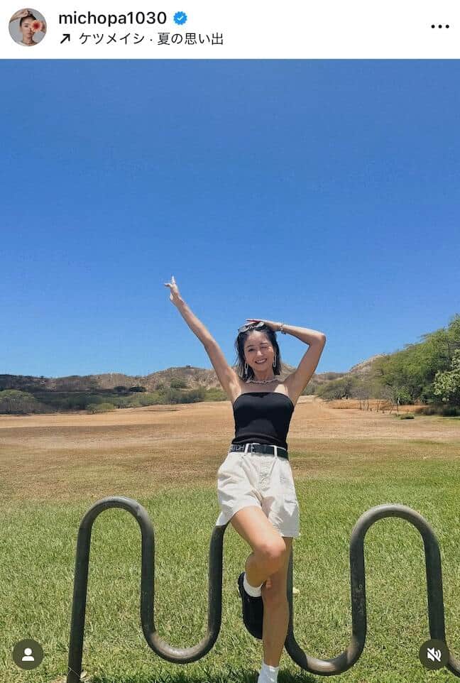 みちょぱさんのインスタグラム（＠michopa1030）より
