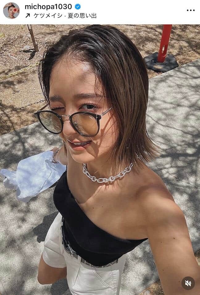 みちょぱさんのインスタグラム（＠michopa1030）より