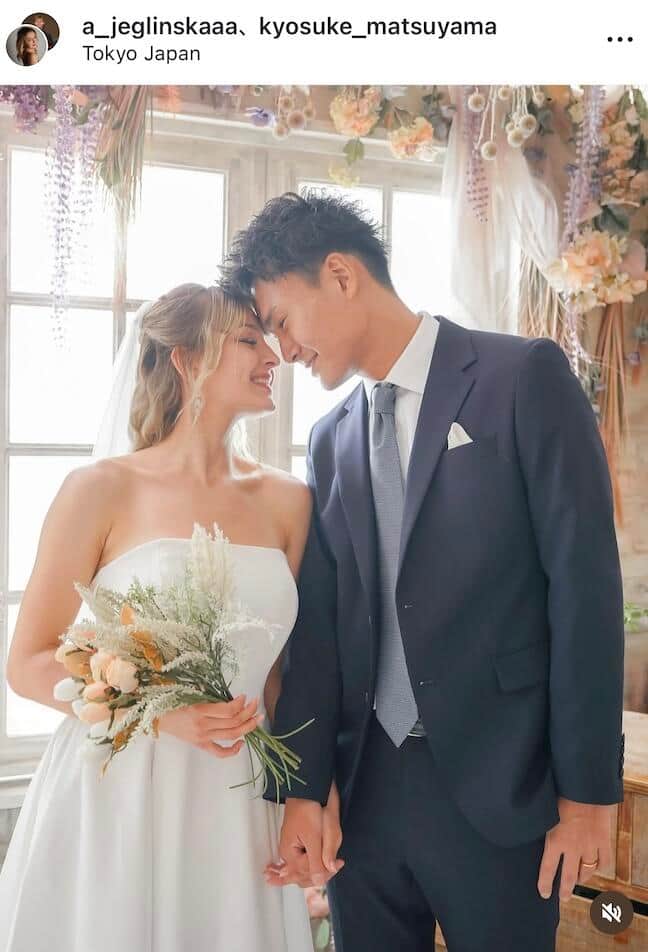 松山恭助選手のインスタグラム（＠kyosuke_matsuyama）より