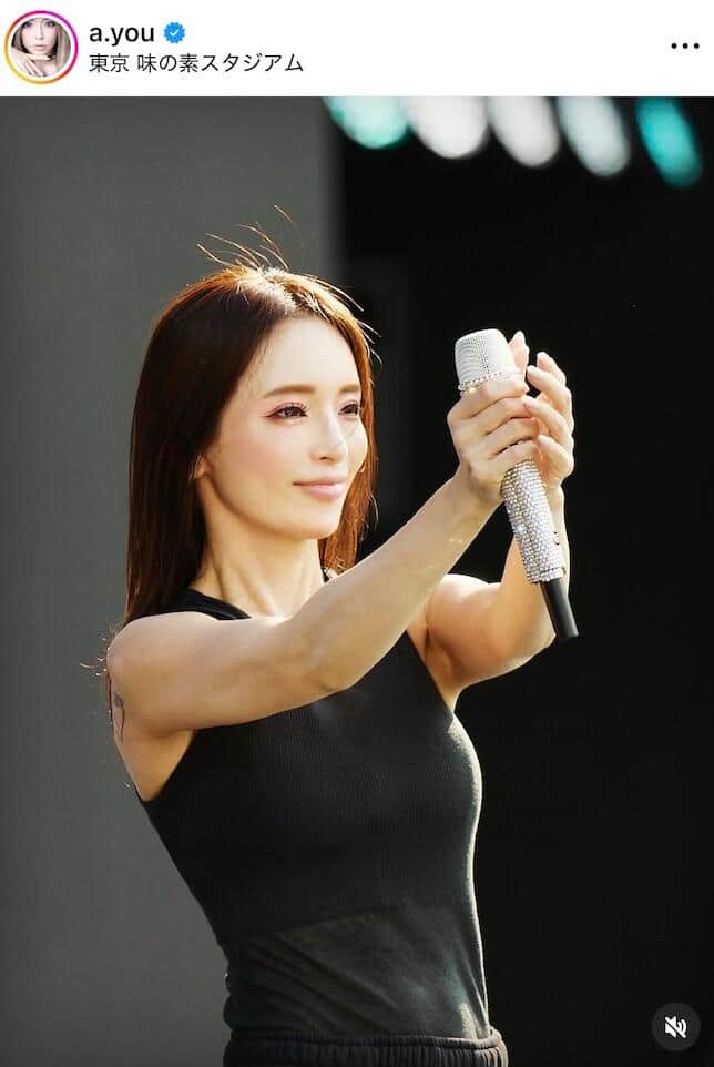 浜崎あゆみさんのインスタグラム（＠a.you）より