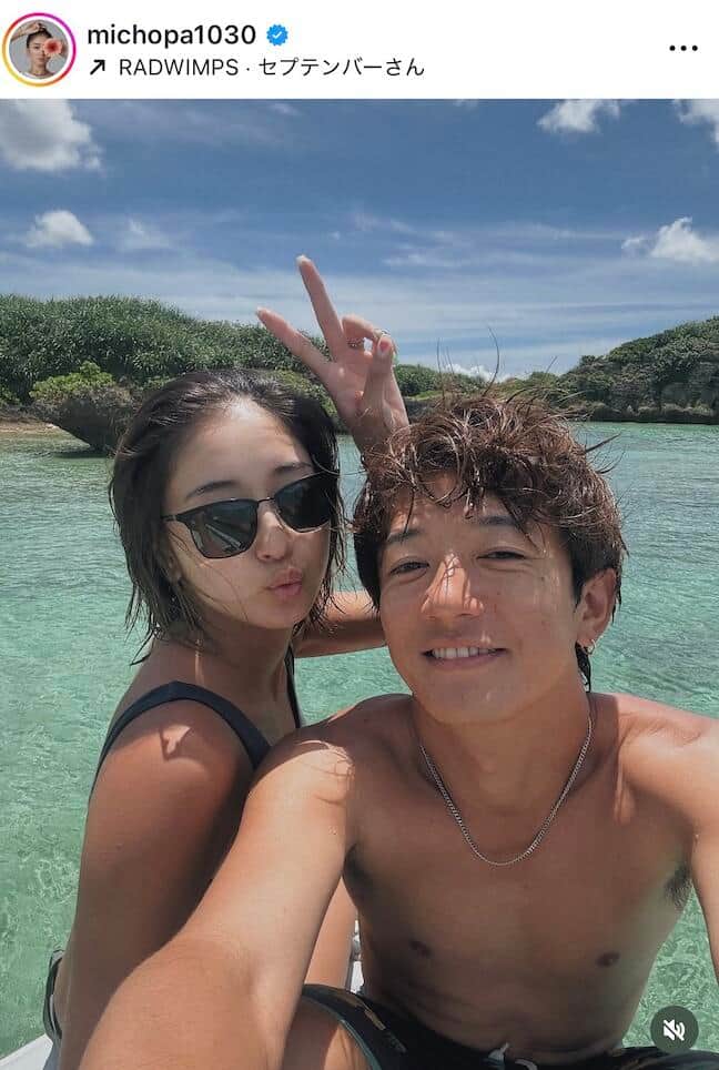 みちょぱさんのインスタグラム（＠michopa1030）より