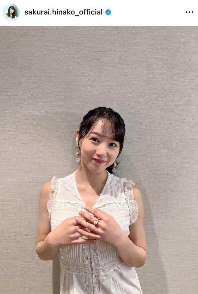 桜井日奈子さんのインスタグラム（＠sakurai.hinako_official）より
