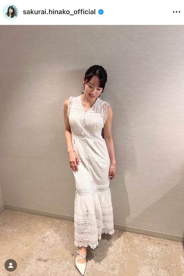 桜井日奈子さんのインスタグラム（＠sakurai.hinako_official）より