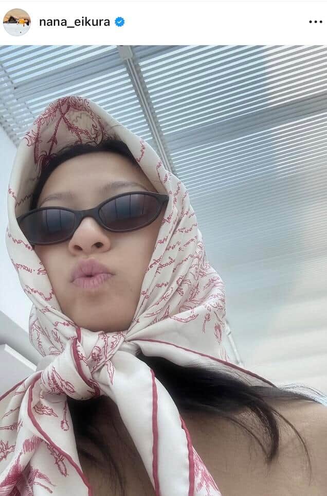 榮倉奈々さんのインスタグラム（＠nana_eikura）より