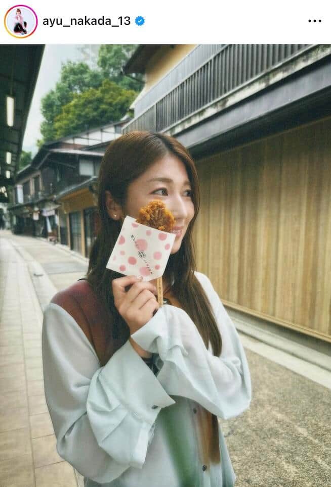 仲田歩夢さんのインスタグラム（＠ayu_nakada_13）より