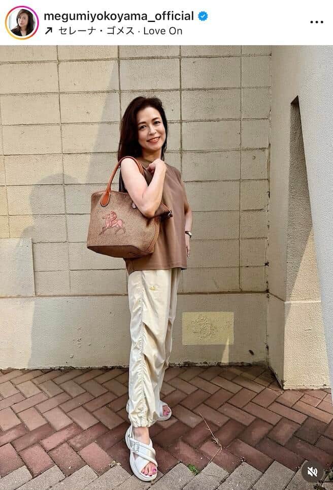 横山めぐみさんのインスタグラム（＠megumiyokoyama_official）より