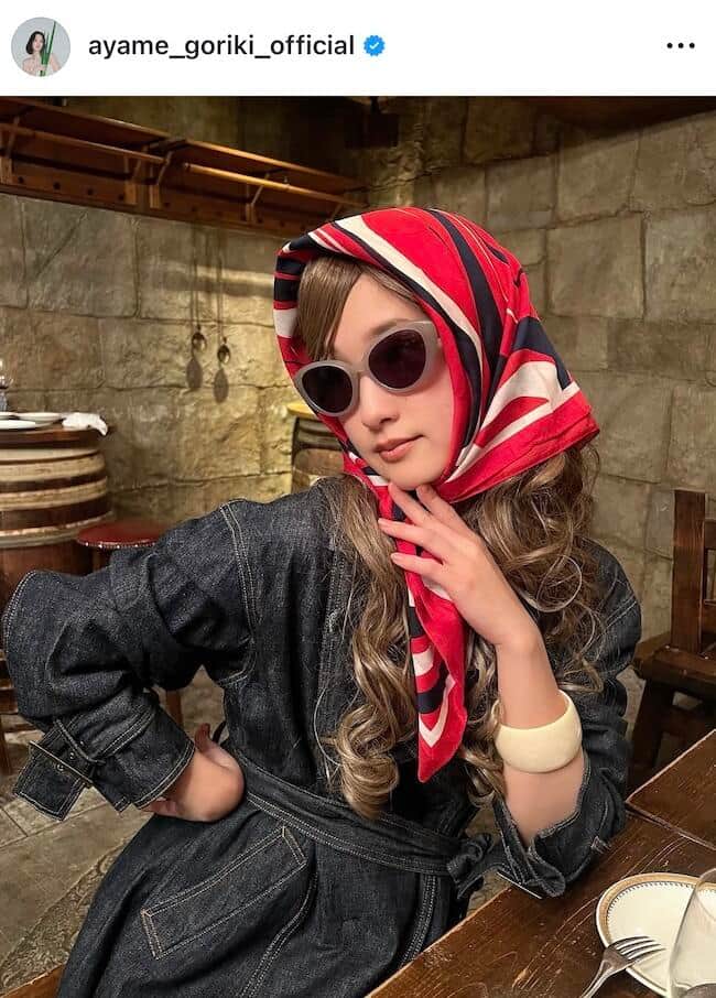 剛力彩芽さんのインスタグラム（＠ayame_goriki_official）より