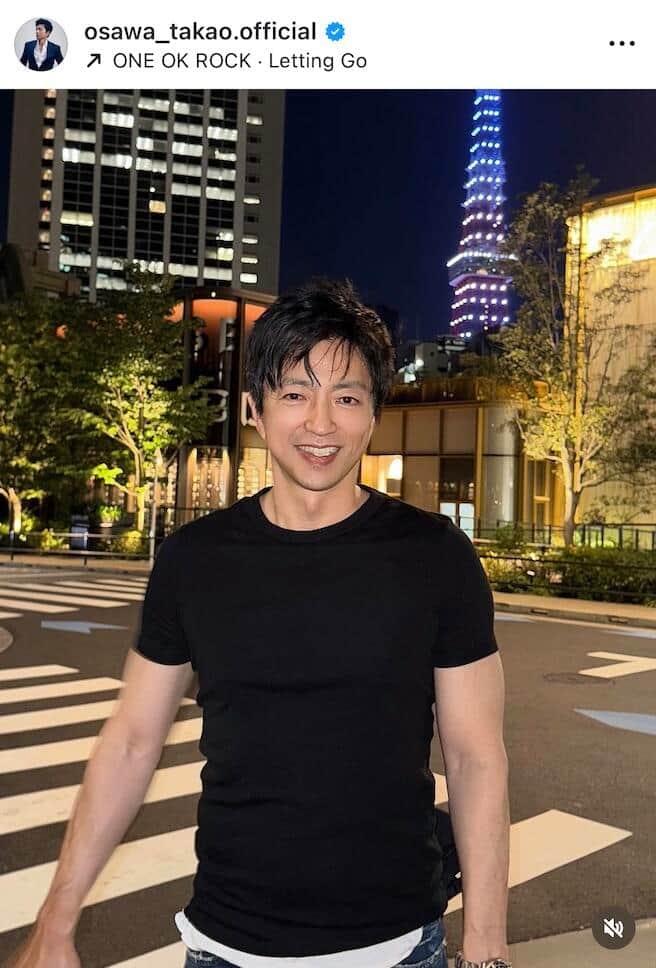 大沢たかおさんのインスタグラム（＠osawa_takao.official）より