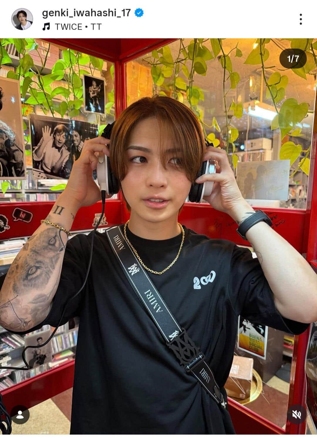 岩橋玄樹さんのインスタグラム（＠genki_iwahashi_17）より