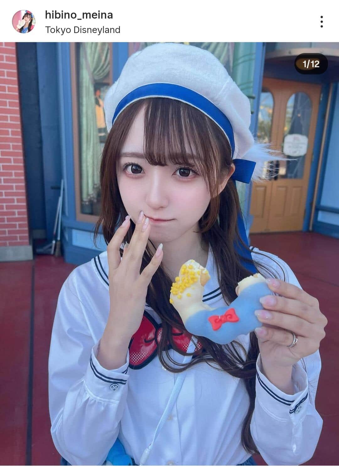 日比野芽奈さんのインスタグラム（＠hibino_meina）より